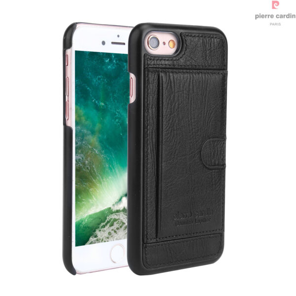 iPhone 7/8 bőrtok/hátlapvédő kártya tartóval - Image 10