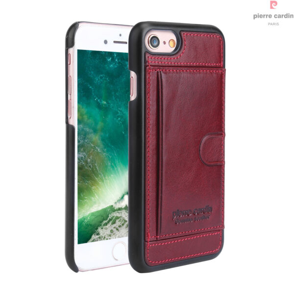 iPhone 7/8 bőrtok/hátlapvédő kártya tartóval - Image 12