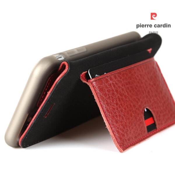 iPhone 7/8 bőrtárcatok kártya zsebbel és állvány funkcióval - Image 4