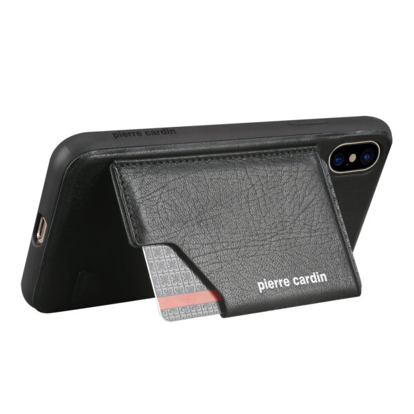 iPhone X/XS bőrtok/hátlapvédő kártya tartoval több színekben - Image 4