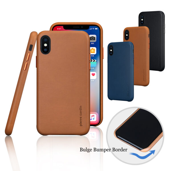 iPhone X/XS bőrtok/hátlapvédő több színben - Image 12
