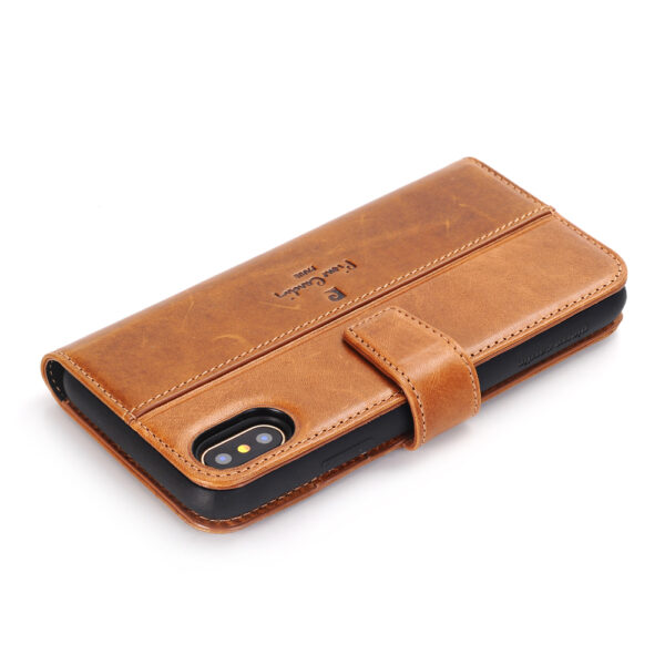 iPhone X/XS bőr tárca tok szimpla (pénztárca jellegű) - Image 18