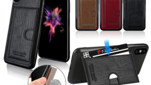 iPhoneX bőrtok/hátlapvédő kártya tartoval