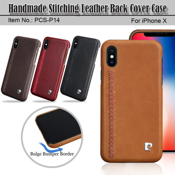 iPhone X/XS bőrtok/hátlapvédő exkluzív varással