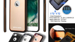 iPhone 7 Plus/8 Plus hátlapvédő TPU és hőszórás funkcioval