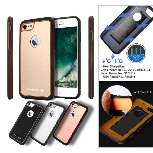 iPhone 7 Plus/8 Plus hátlapvédő TPU és hőszórás funkcioval