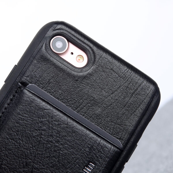 iPhone 7 Plus / 8 Plus hátlapvédő eredeti bőr kártya tartoval - Image 22